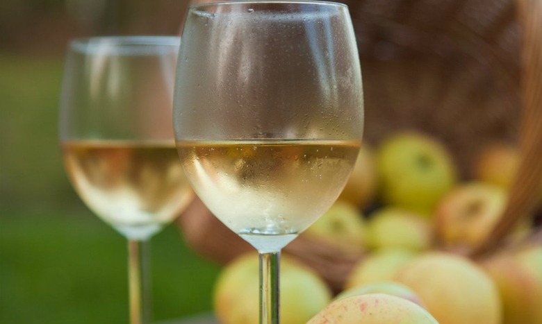 Wine and apples